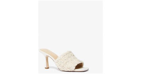 michael kors sandaletten weiß|Michael Kors tessa white sandals.